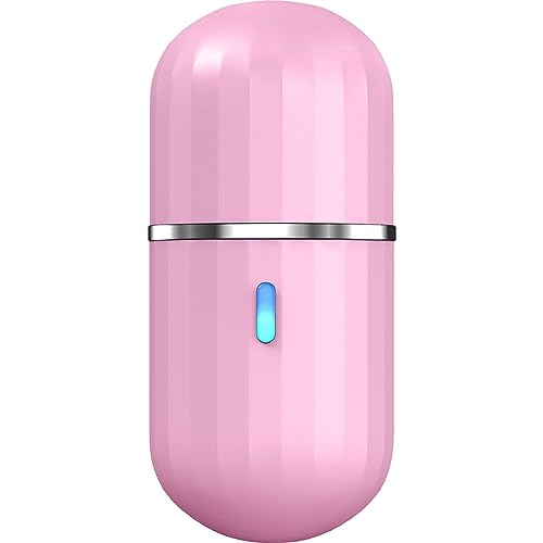 Upgrade Electric Razors for Women, Rechargeable Facial Hair Removal for Women Waterproof Bikini Trimmer Electric Shaver for Women’s Legs, Underarms, Face (Pink)