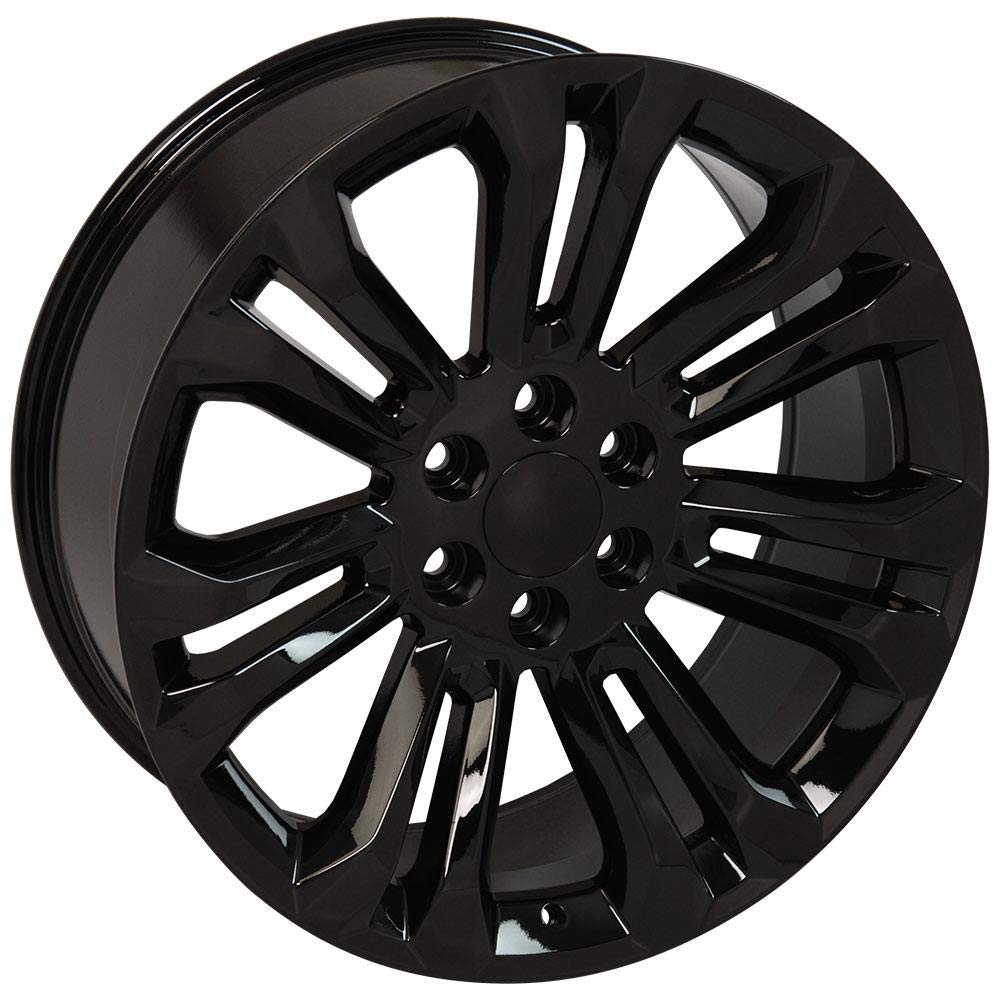 22 inch Rims Gloss Black 22x9 for Silverado Sierra Tahoe Suburban Yukon Escalade A53473