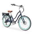 sixthreezero EVRYjourney Women's Electric Bike, Step-Through Touring Hybrid eBike, 250/500 Watt Motor, 26" Bicycle, Multiple Colors