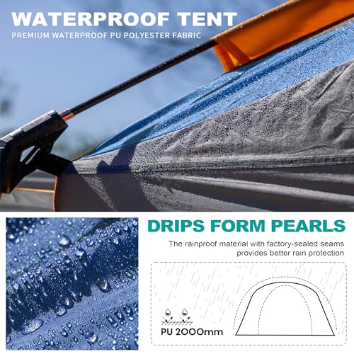 SUV Tent for Camping, Waterproof, Fits 5-8 People L92622