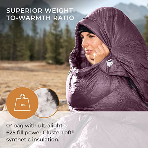 0°F Mummy Sleeping Bag for Hiking and Backpacking J37475