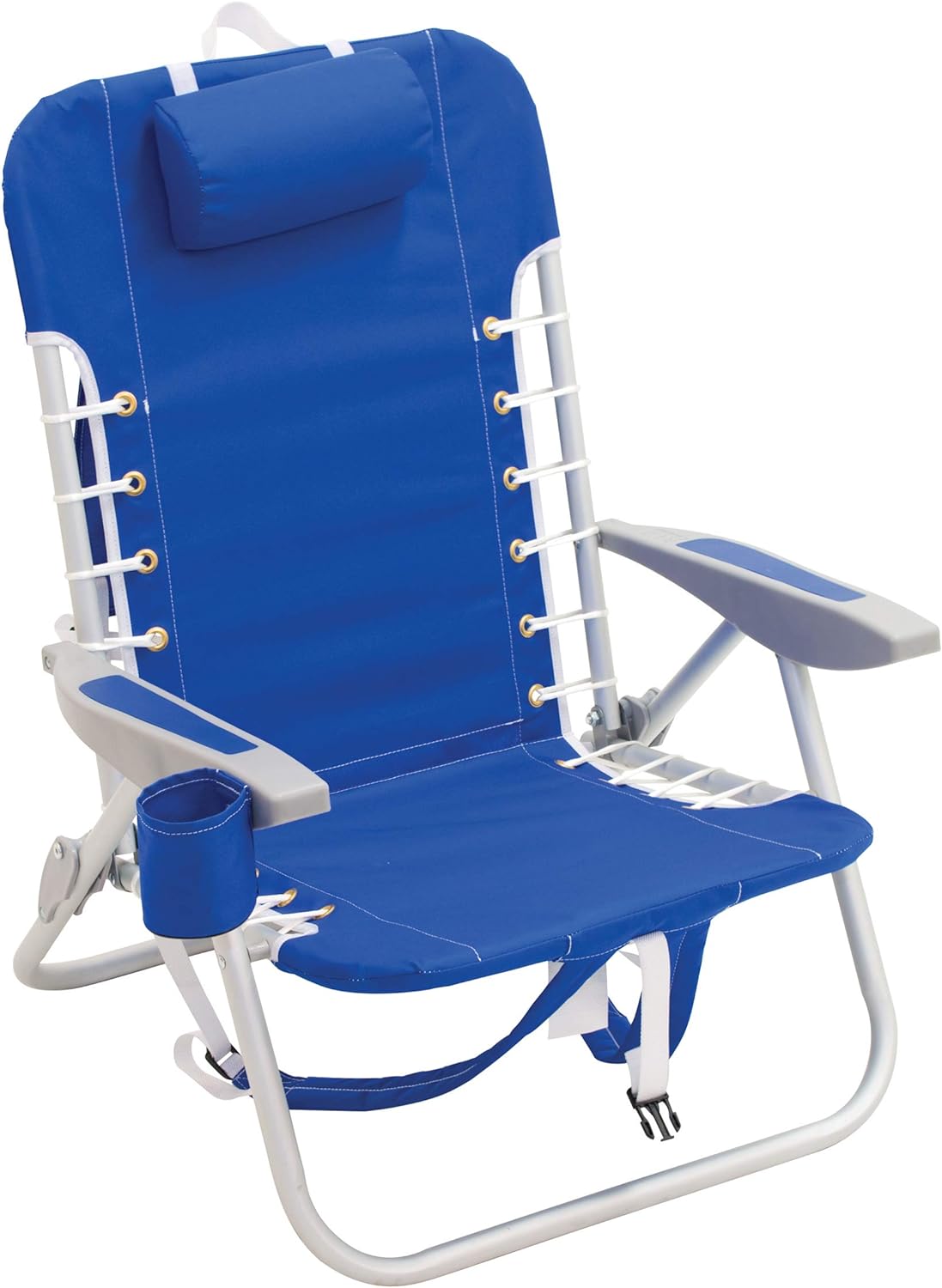 Backpack Beach Chair with 4-Position High Seat O679