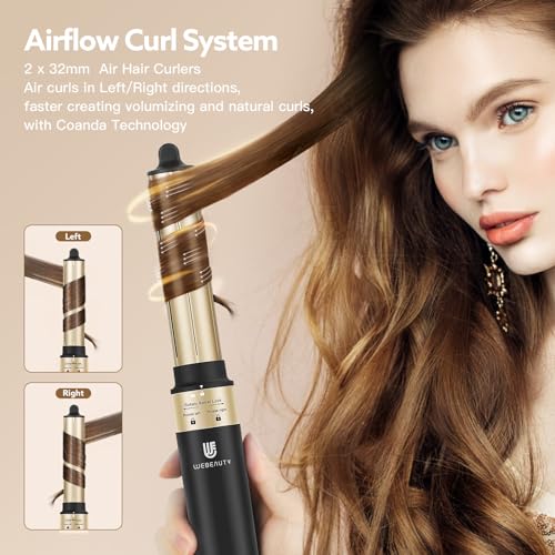 5 in 1 Hair Dryer Brush with Ionic Fast Drying and Curling Iron G744