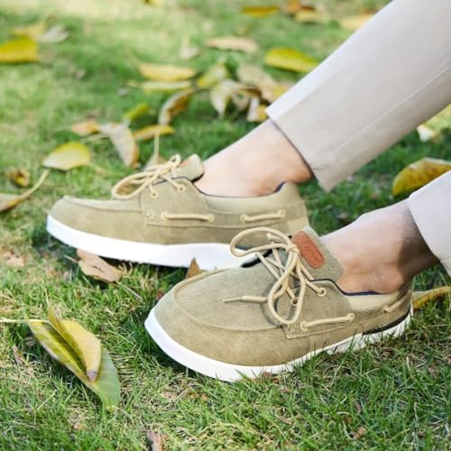 Men's Orthopedic Slip On Shoes for Plantar Fasciitis, Casual Canvas Loafers X612