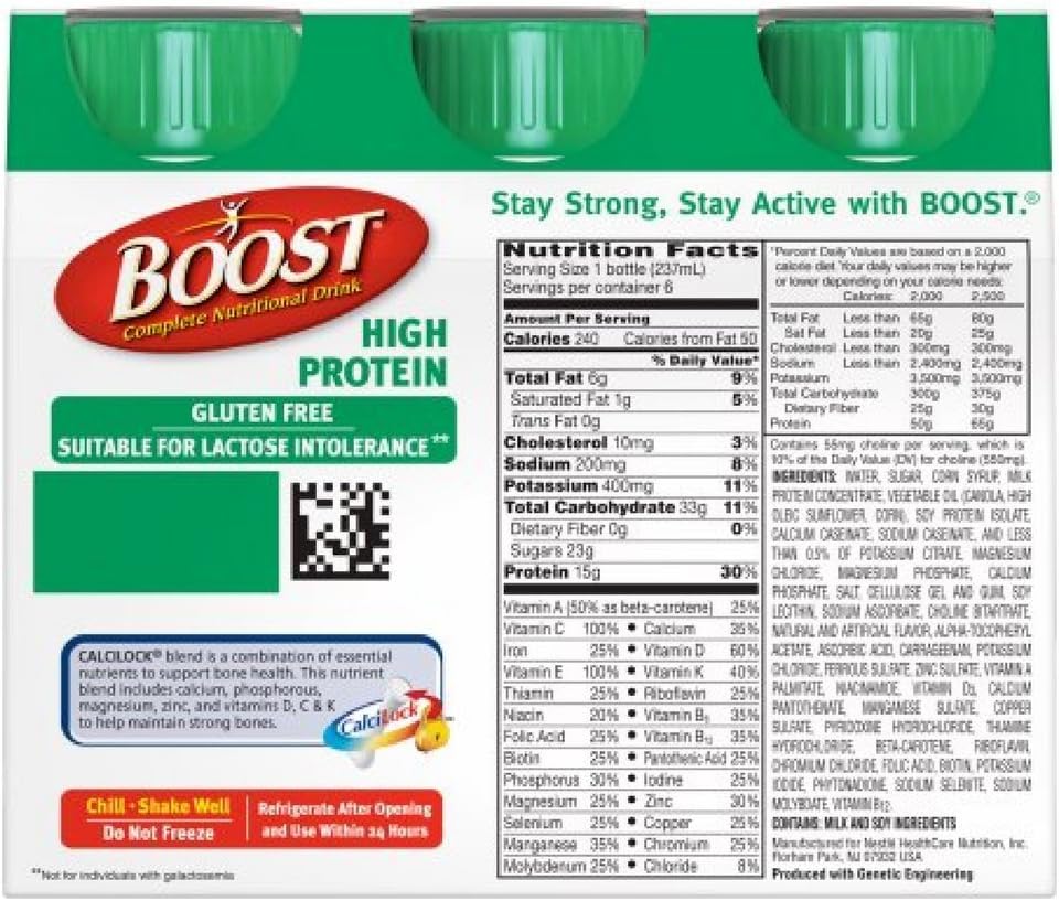 High Protein Nutritional Drink, Very Vanilla, 8 FL OZ (Pack of 6) M29664
