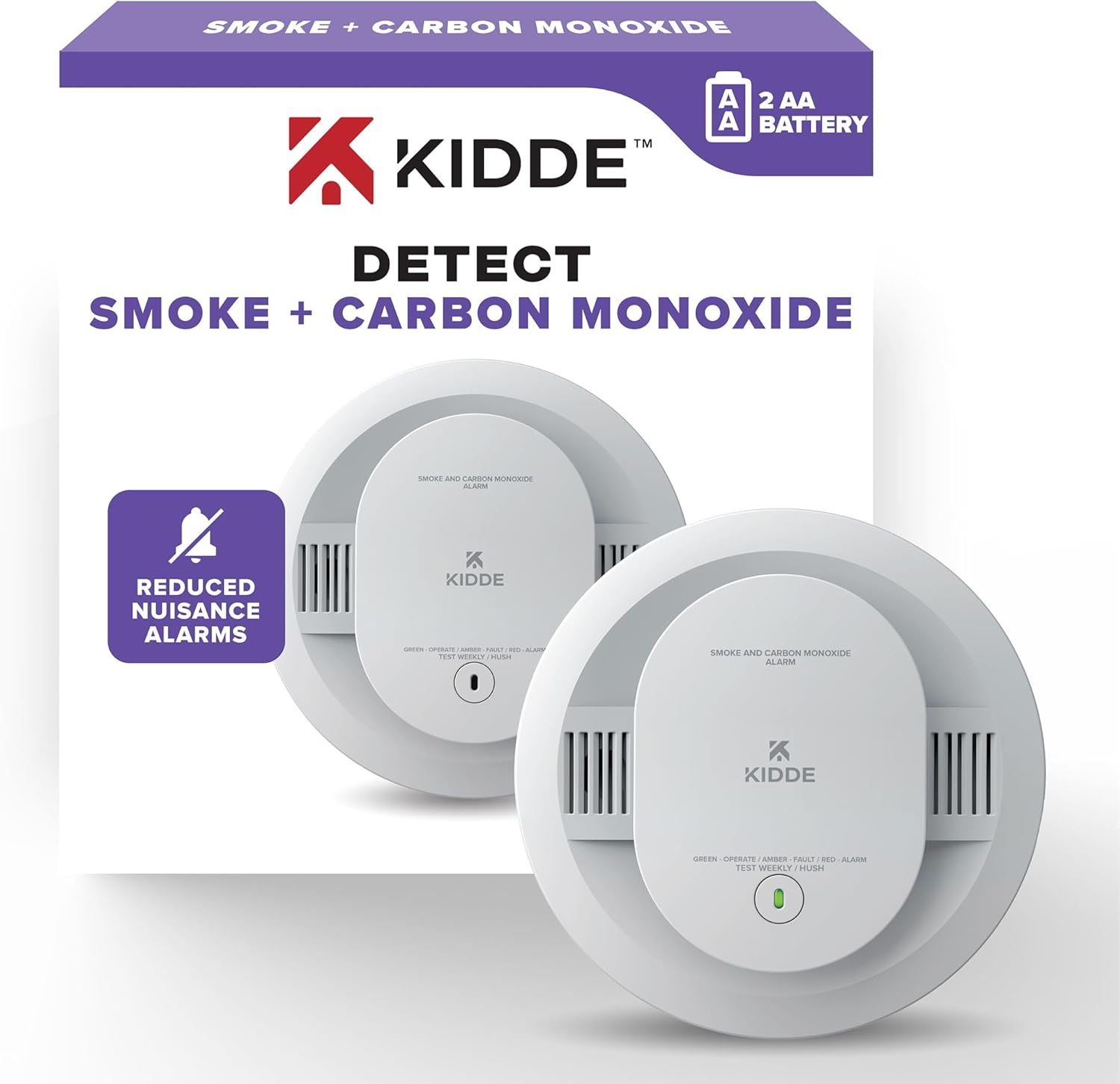 Smoke and Carbon Monoxide Detector with Battery Backup N86411