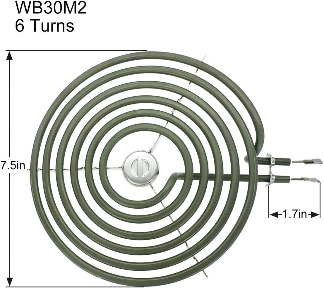 Range Stove Top Surface Element Burner Kit 2 pcs 6 Inch and 2 pcs 8 Inch J352188