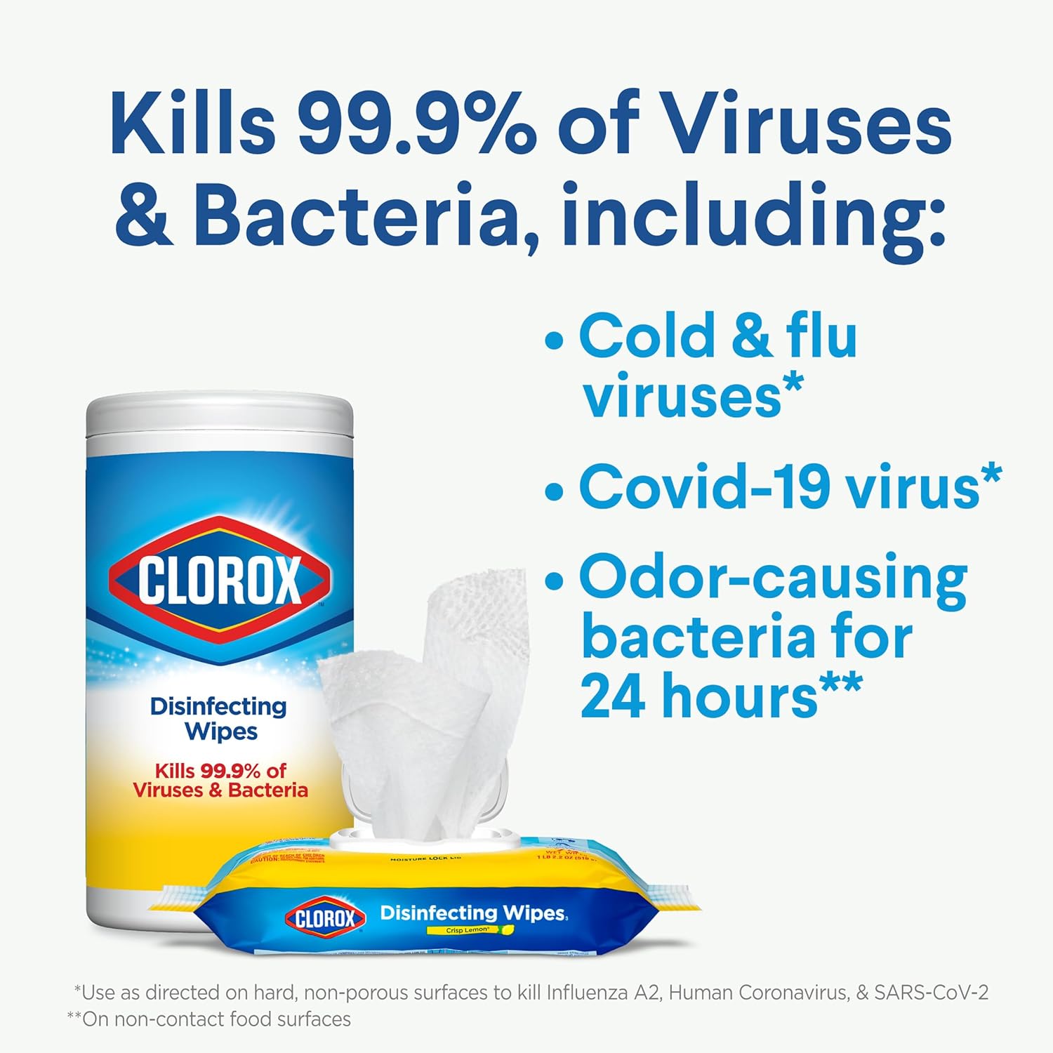 Disinfecting Wipes Value Pack, 35 Count Each, Pack of 15 M624639