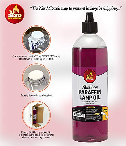 Red Smokeless Odorless Paraffin Lamp Oil for Indoor and Outdoor Use, 32oz U1489