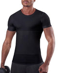 Mens Slimming Compression Shirt, Slimming Undershirt Shirts for Men Body Shaper Shapewear Tummy Control