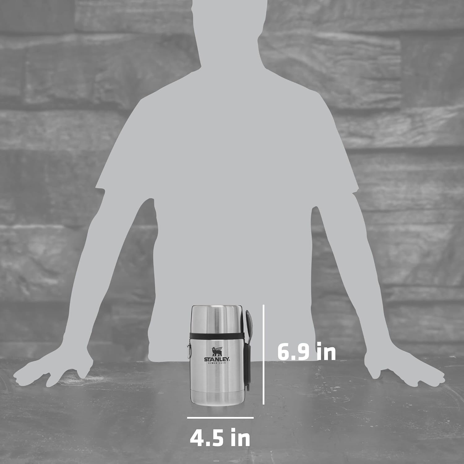 Insulated Food Jar 18 oz, Stainless Steel, BPA-Free X26525