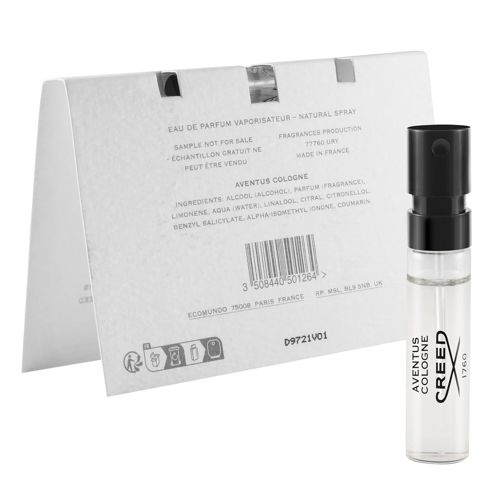 Men's Fragrance Sample Set - 6 Cologne Samples, 0.05 oz Each U110