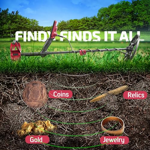 Waterproof Metal Detector for Adults with Pinpointer, USB Rechargeable C3473