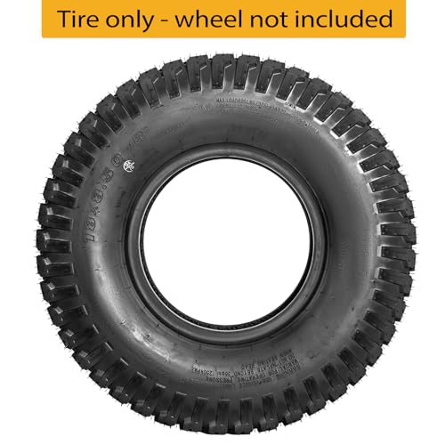 20x10.00-8 Lawn Mower Tire, 4 PR Tubeless, Set of 2 W99068