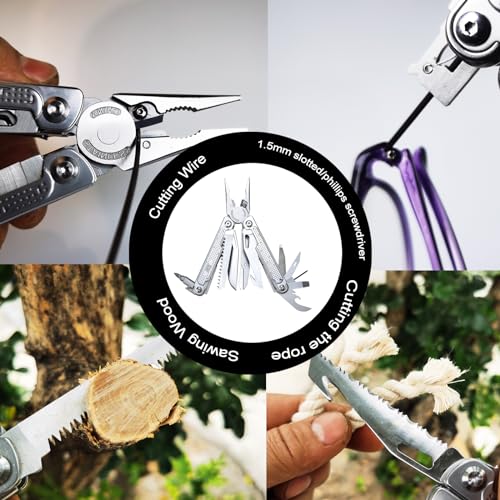 18-in-1 Foldable Multitool for Camping and Home Repairs J380
