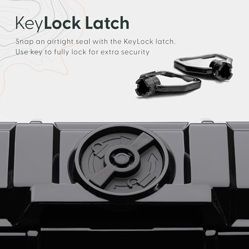 Waterproof Dry Box Protective Case for Cameras, Phones, Ammo, Camping & Boating L7924