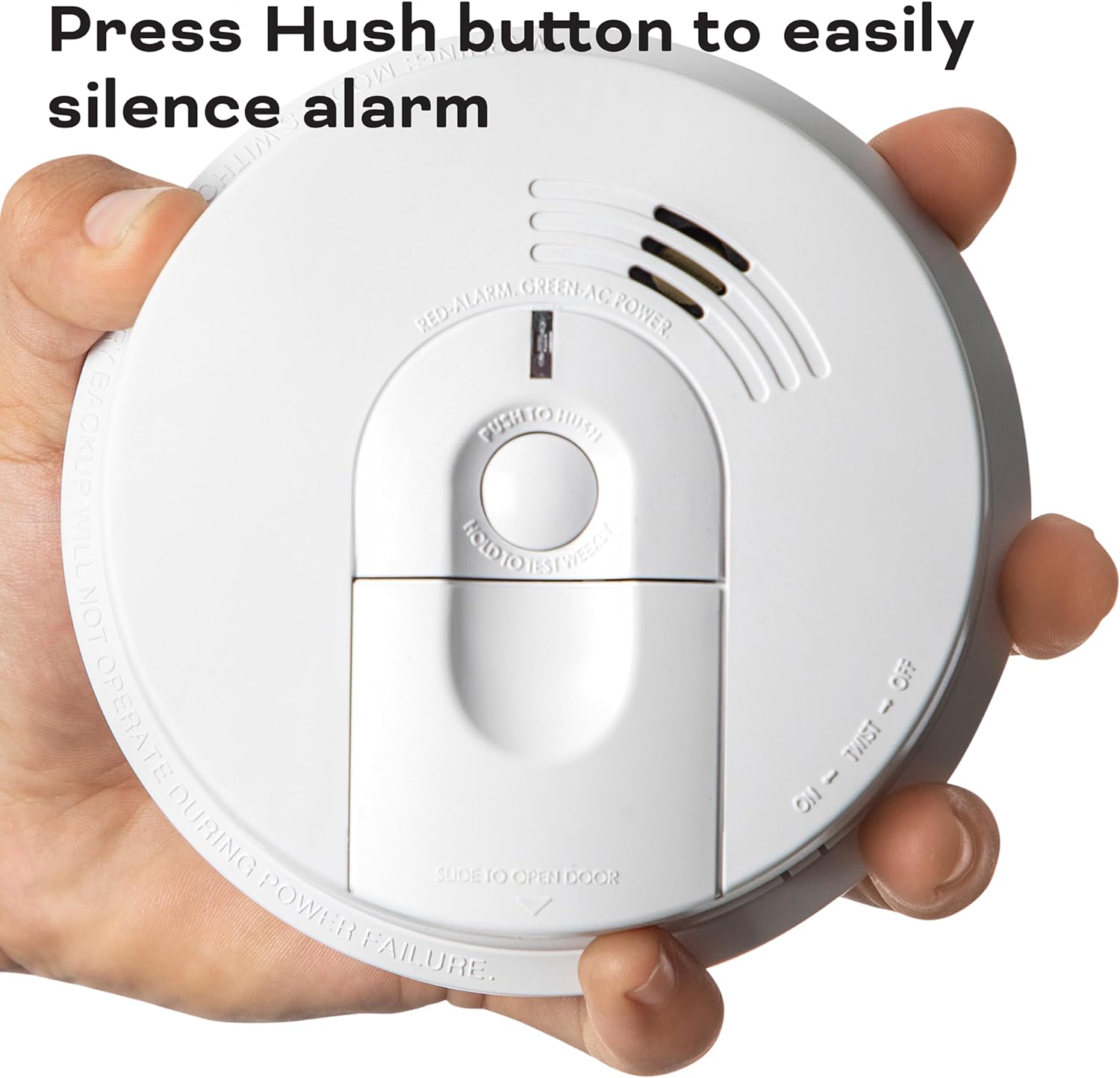 AC Hardwired Smoke Detector Alarm with Battery Backup S286
