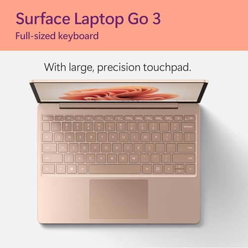 Surface Laptop Go 3 - 12.4" Touchscreen, Intel Core i5, 8GB RAM, 256GB SSD, Windows 11 P2629