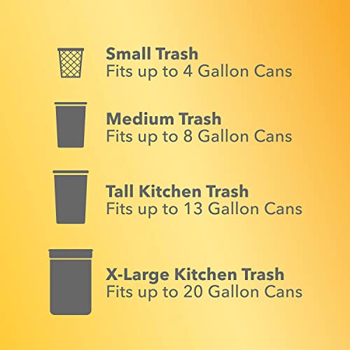 Trash Bags, 13 Gallon, 90 Count V947