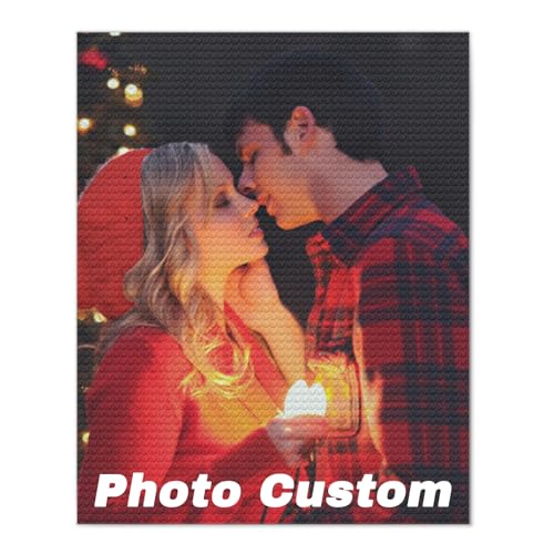 Custom Diamond Painting Kits for Adults Personalized Diamond Art,Custom Your Own Photo,Home Wall Art Decor (20x24 Inch, Round Drill)