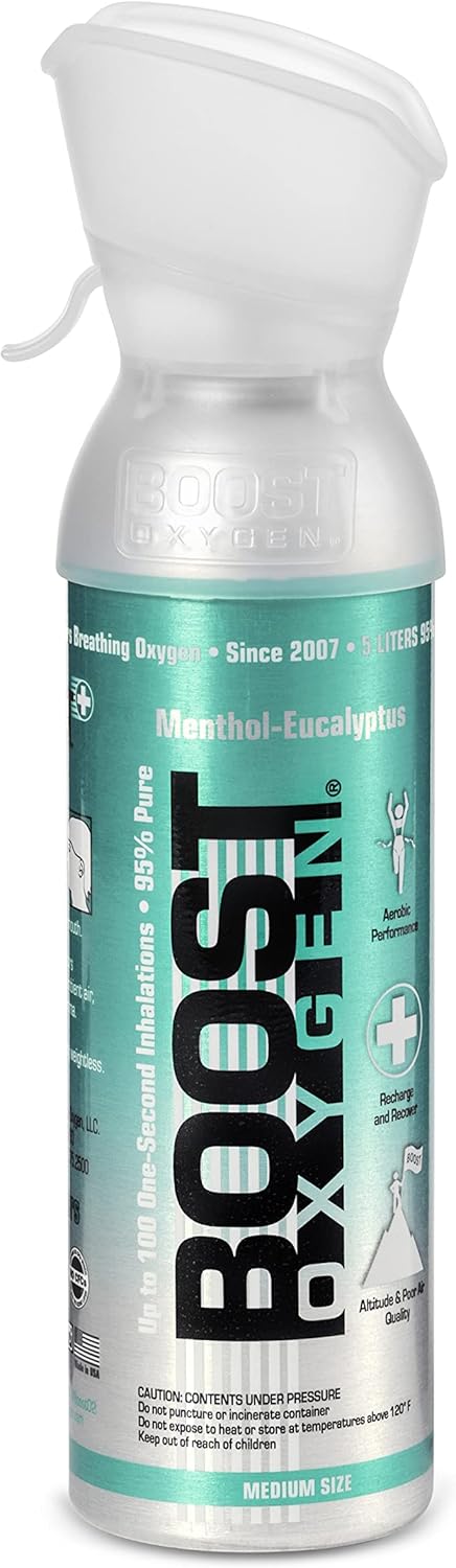 Supplemental Canned Oxygen Bottle with Mouthpiece E323489