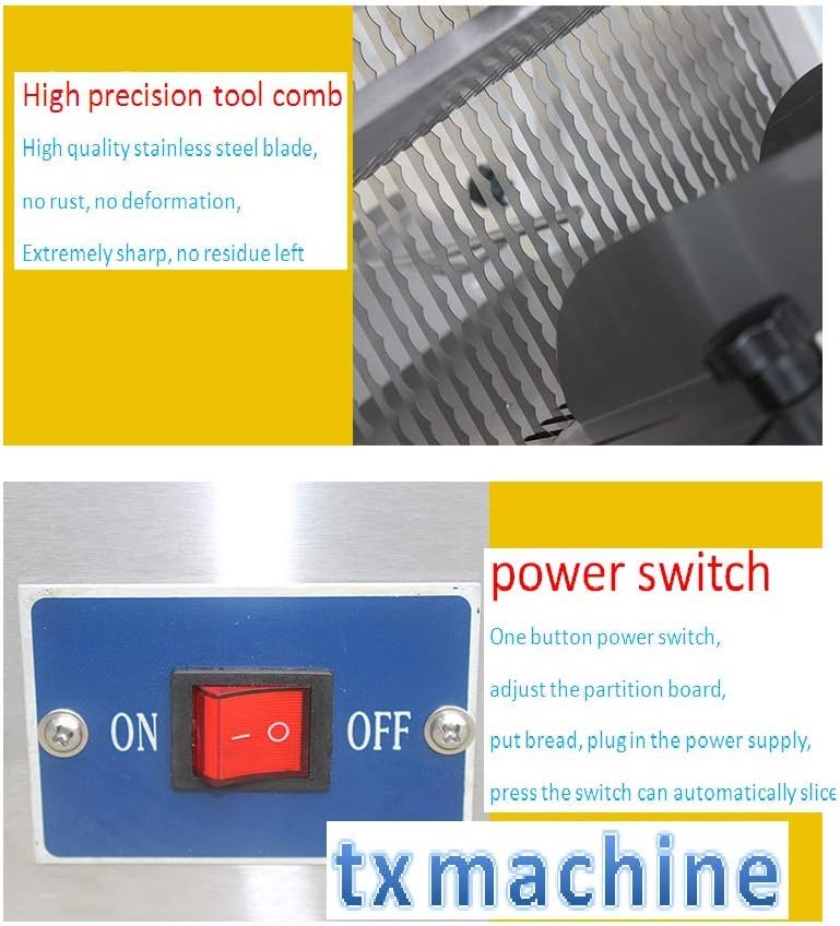 Stainless Steel Electric Bread Slicer Machine for Toast F786