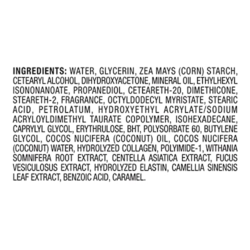 Natural Glow Self Tanner Body Lotion for Medium to Tan Skin Tone with Firming Formula W987550