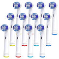 Replacement Brush Heads Compatible with OralB Braun- Pack of 4 Professional Electric Toothbrush Heads- Precision Refills for Oral-b 7000, Clean, Oral B Pro 1000, 9600, 500, 3000, 8000, Vitality Plus!