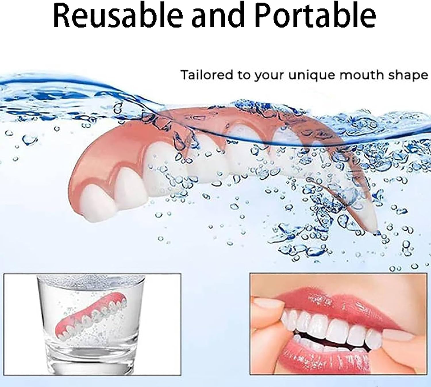 Denture Reline Kit for Upper and Lower Teeth E763