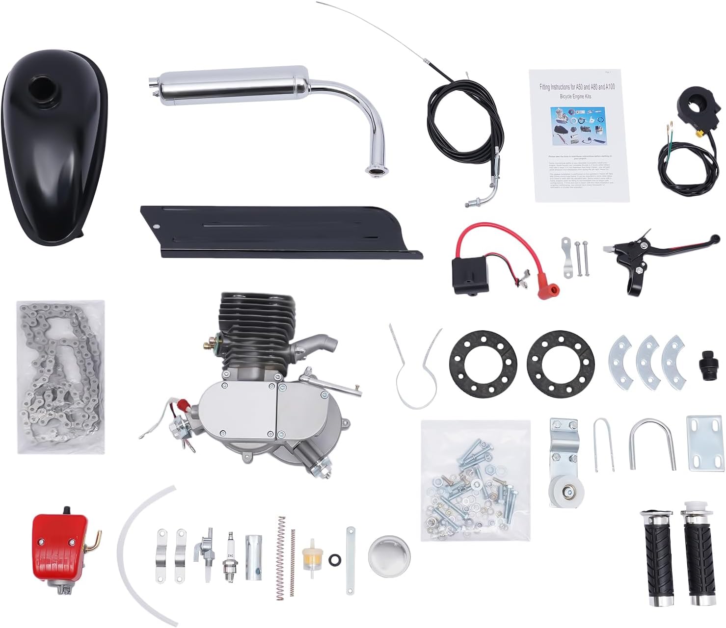 100cc 2-Stroke Gas Engine Bicycle Conversion Kit I70633