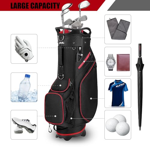 Golf Stand Bag for Men Navy 14 Way Divider Lightweight V146271