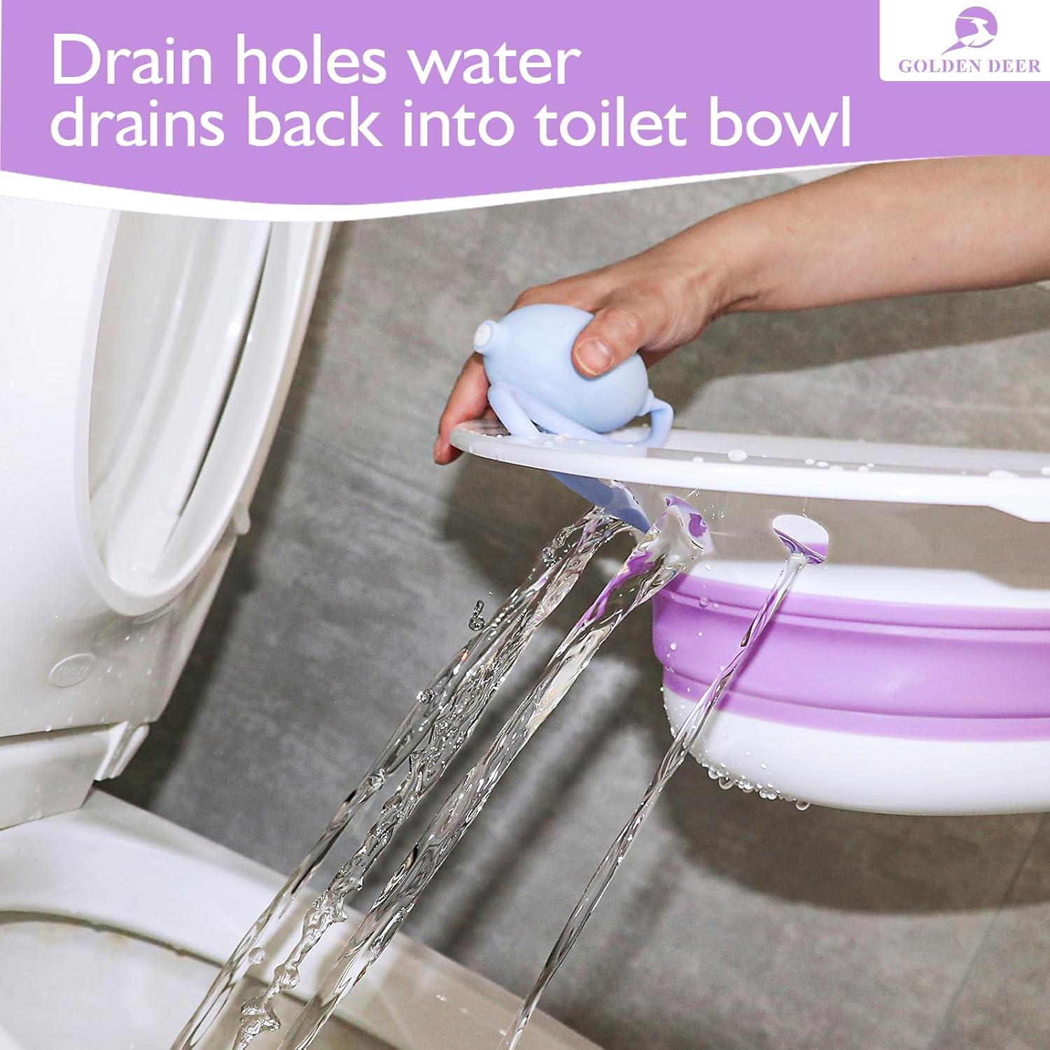 Sitz Bath for Toilet Seat, Automatic Flushing, Postpartum Care N5630