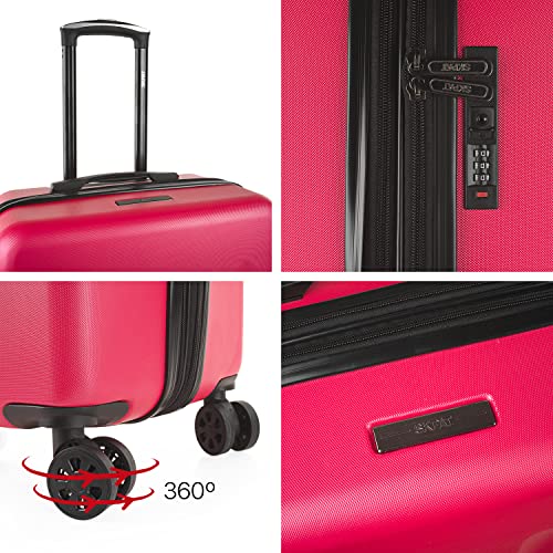 Hard Shell Suitcase Set of 2-4, Double Wheel, TSA Lock, Lightweight T12522