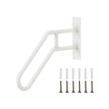 Hand rails for Outdoor Steps - Grab Bars, Wall Mount Heavy Duty Stair Railing U-Shaped Steel Handrail,1-3 Steps Safety Handrails for Outdoor Steps for Elderly Kids Disabled Pregnant Women