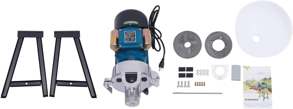Electric Grain Mill Grinder, 2200W Wet & Dry Cereals, Heavy Duty with Funnel U609697