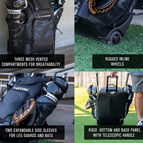 Catcher's Wheeled Bag for Baseball & Softball X5046