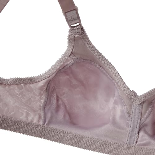 Women's Double Support Wireless Lace Bra with Stay-in-Place Straps Z892