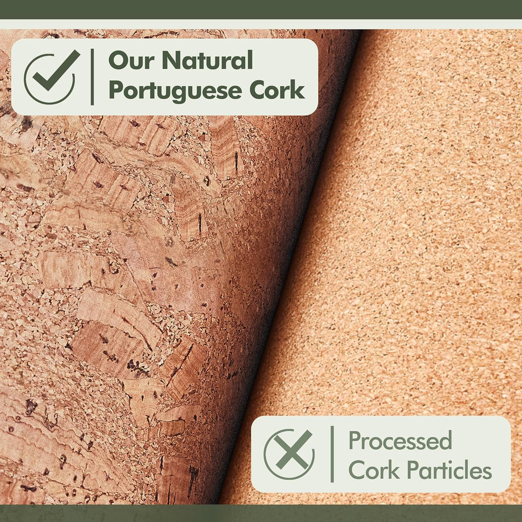 Thick Cork Yoga Mat 4mm, Non Slip, Non Toxic M64980