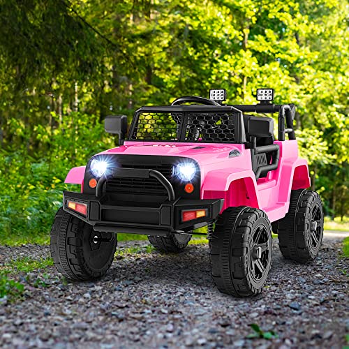 12V Licensed Toyota FJ Electric Ride-On Truck for Kids with Remote Control W141137
