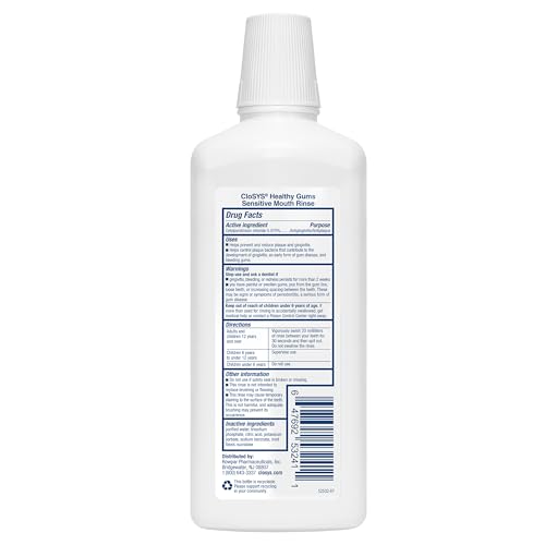 Mouthwash, Antiplaque and Antigingivitis, Non-Burning – 32 Fl Oz (Twin Pack) M882