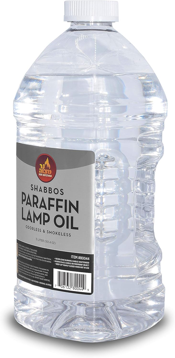 Paraffin Lamp Oil - 3 Liter - Smokeless, Odorless, Clean Burning M742