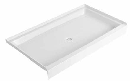 60" x 34" Rectangular Shower Base with Single Threshold and Center Drain N668
