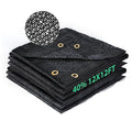 Kesfitt Garden 40% Shade Cloth, Resistant Sun Shade Net 6.5x10FT Mesh Tarp with HDPE Material and Reinforced Grommets Shade Trap for Greenhouse, Plant, Pergola, and Backyard Patio Sunshade