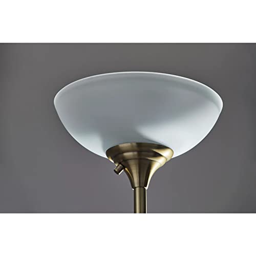 Bergen Torchiere Floor Lamp, Black B303