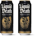 Liquid Death Sparkling Mountain Spring Water, 16.9 FZ (Pack of 2)