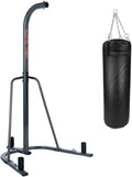 Century 100lb Heavy Bag with Stand | Oversized Hanging Punching Bag with Stand | Adult Boxing Bag Stand Combo for Boxing, Martial Arts, MMA, Cardio Workouts