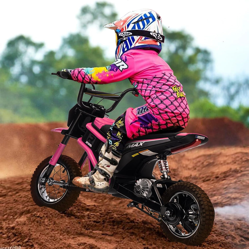 24V Ride On Dirt Bike for Kids 13+ Pink M3959