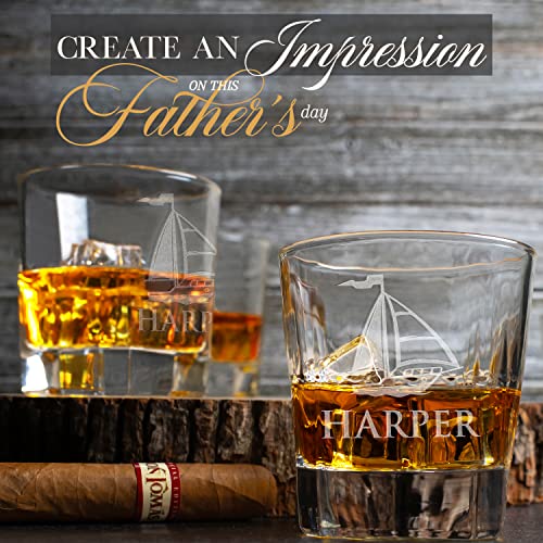 Personalized 3-Piece Whiskey Decanter Set with Glasses R877951