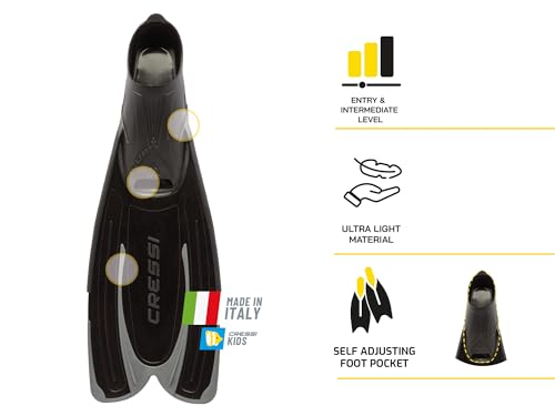 Snorkeling Fins with Self-Adjustable Full Foot Pocket Q78510