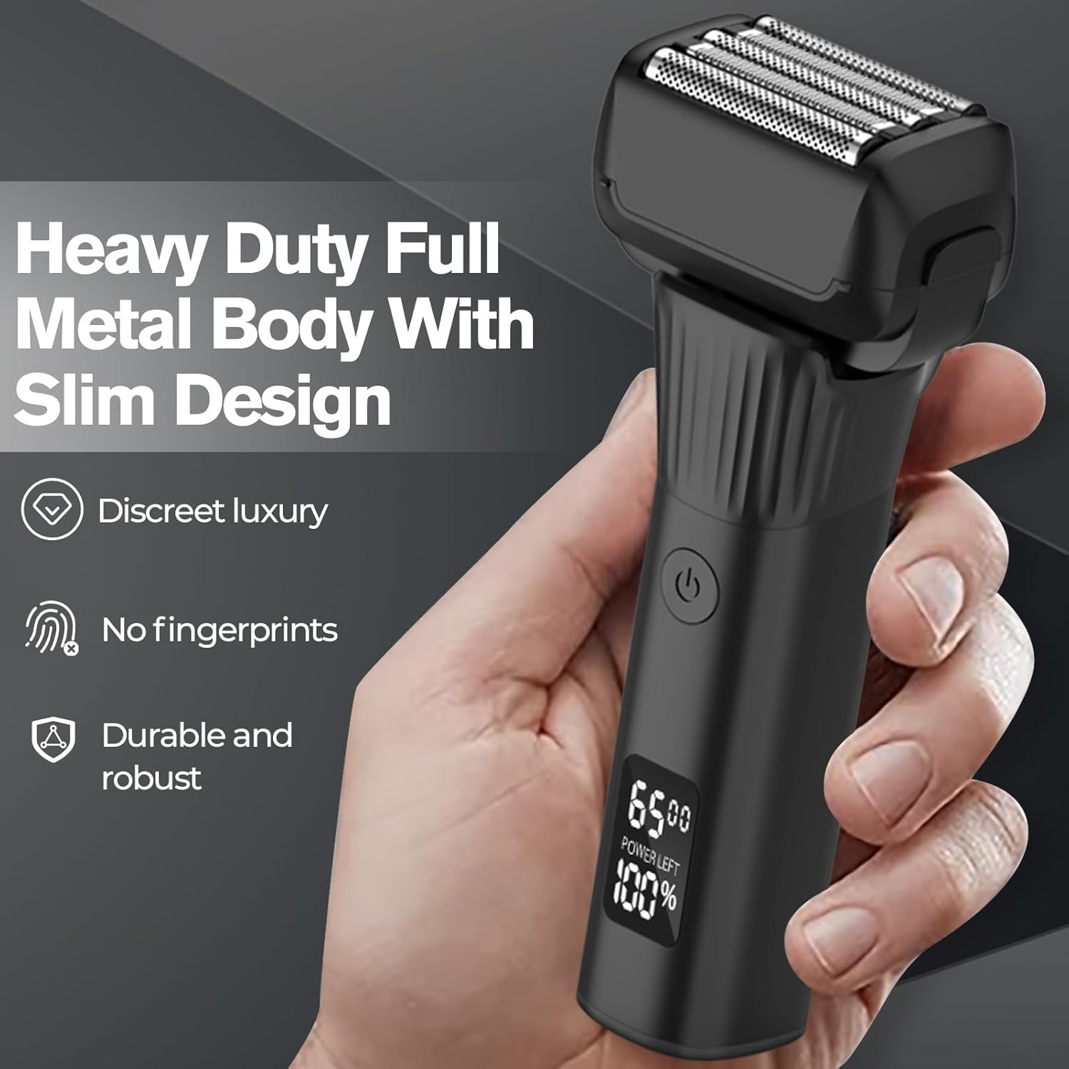 Electric Razor for Men, 5-Blade Cordless Rechargeable Foil Shaver D8937